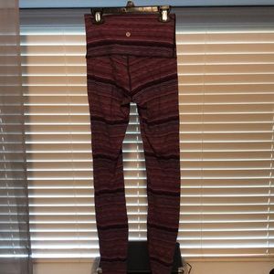 multi colored lulu leggings !